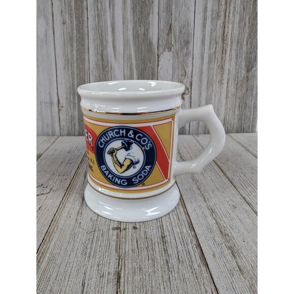 The Corner Store Porcelain Mug Collection Arm & Hammer Baking Soda Franklin - Picture 1 of 5